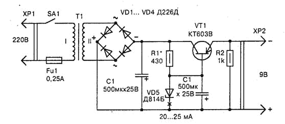 Схемы стабилизаторов напряжения своими руками